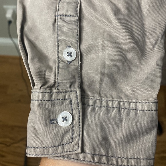 NWT Womens Kenneth Cole midi tencel button front fall casual shirt dress - Picture 4 of 7